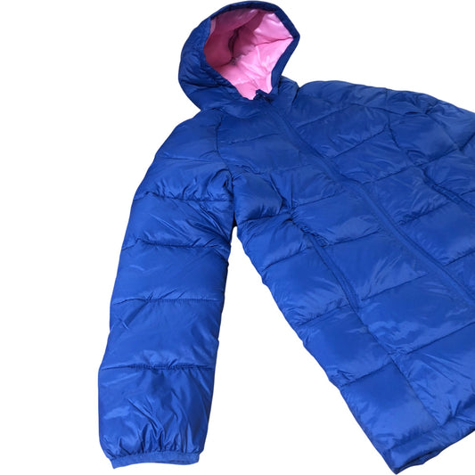 Mountain Warehouse Puffer Jacket Kids 11-12 Years Blue Water Resistant Warm