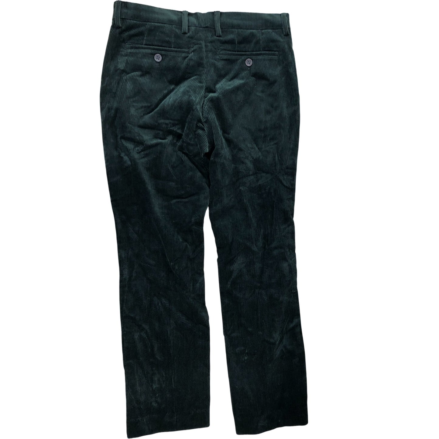 Brooks Brothers Taverner Trousers W29.5" Dark Green Corduroy Men's Slim Fit