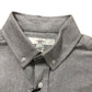 River Island XS Men's Long Sleeve Casual Shirt Grey Cotton Blend Button Up