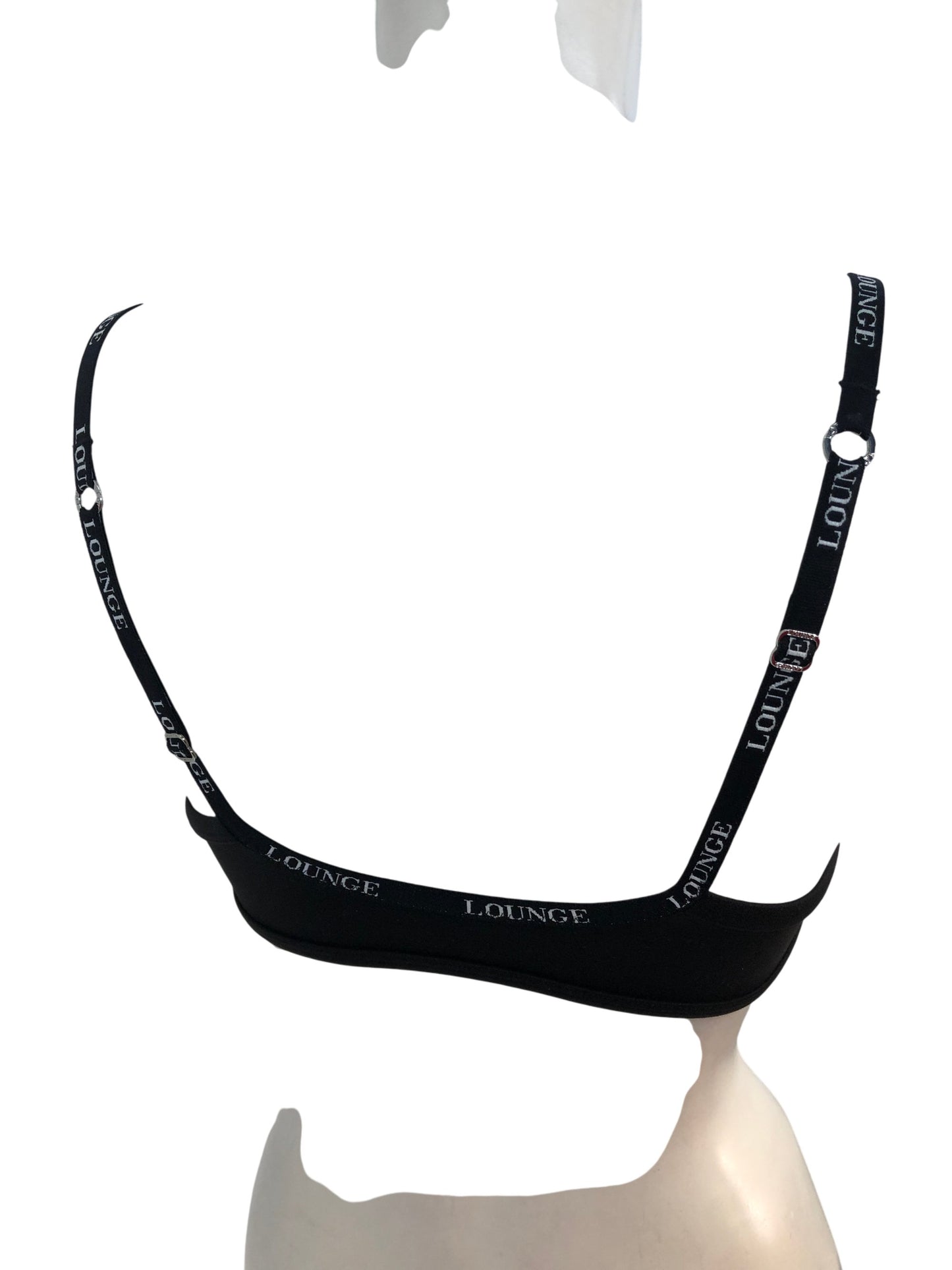 LOUNGE Smooth Front Fastening T-Shirt Bra UK32B Women's Black Lingerie