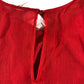 River Island UK12 Red Flowy Blouse Women's Polyester Oversized Top