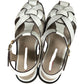 Hadley Cream Leather Fisherman Sandals Size UK 5