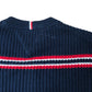 Tommy Hilfiger Striped Sweater 14-15 Years Unisex Navy Red White Knitted Jumper
