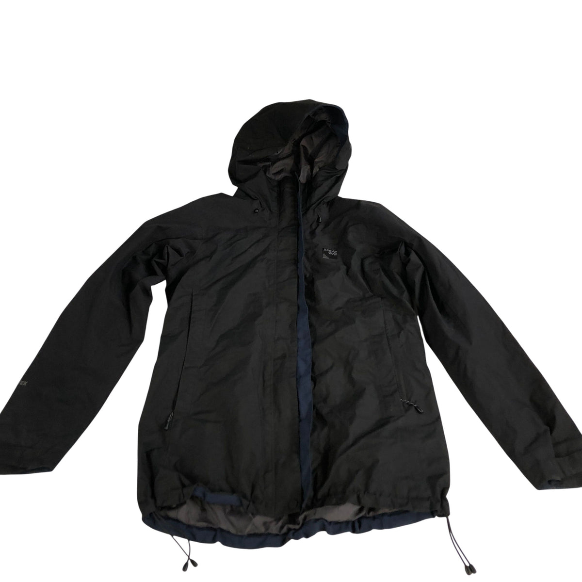 Sprayway Reaction Long Jacket Women's Waterproof Hooded Black UK10