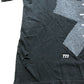 River Island Studios XL Men's Black T-Shirt Distressed Graphic Design Style
