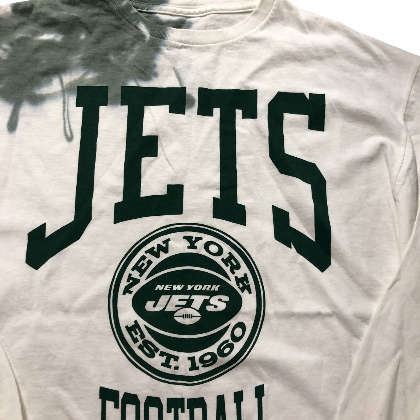 Junk Food Clothing NFL New York Jets Tie Dye Long Sleeve Flea Market Tee M
