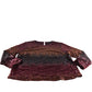 Friends Like These Ombre Red Long Sleeve Sequin Top - Size 20