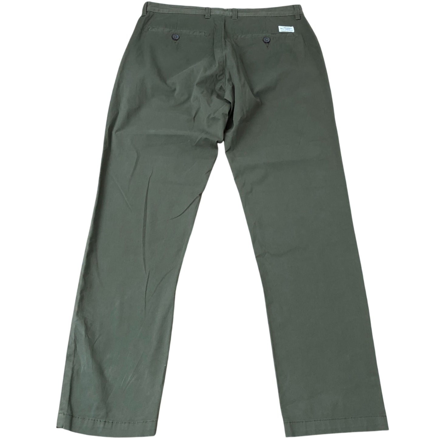 River Island Denim Specialist Chinos UK32 Men's Tailored Stretch Olive Green