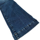Flare High Rise Jeans Women's Blue Denim Vintage Style