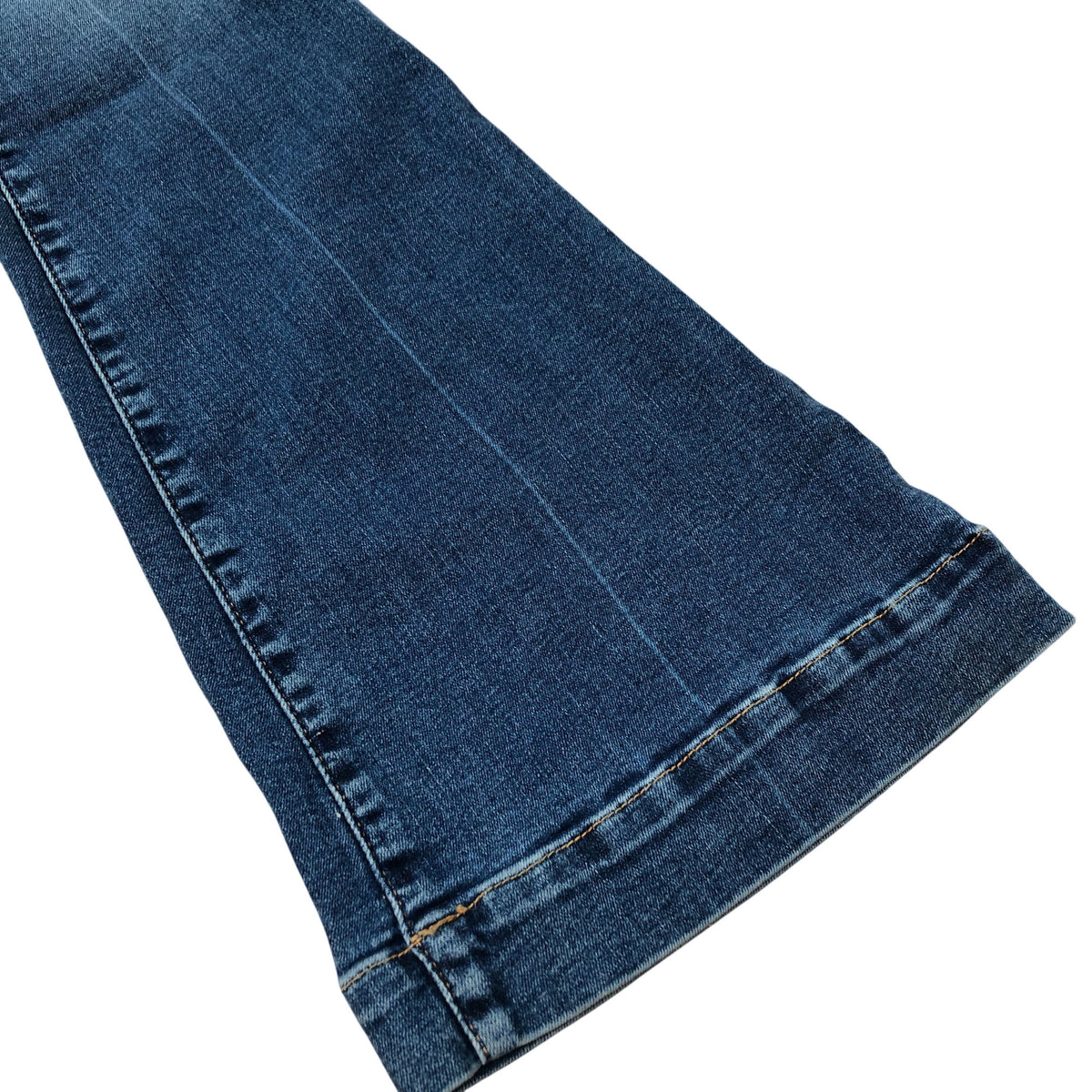 Flare High Rise Jeans Women's Blue Denim Vintage Style