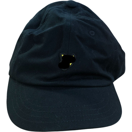 Black Baseball Cap One Size Cotton Embroidered Hat