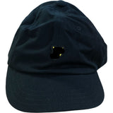 Black Baseball Cap One Size Cotton Embroidered Hat