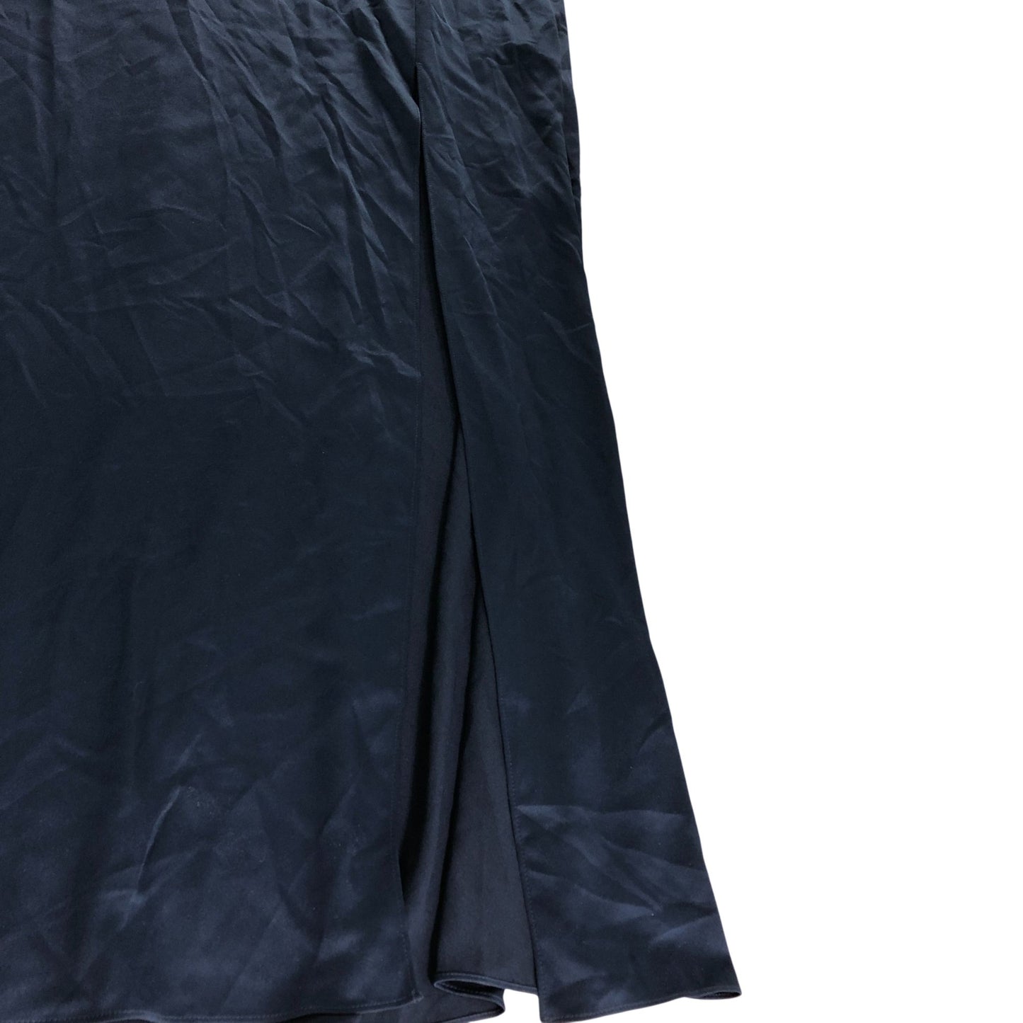 Adrianna Papell Maxi Dress UK14 Women's Navy Blue Spaghetti Strap Elegant Gown
