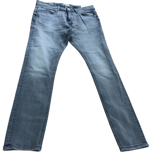 River Island Spray On W30 L32 Men's Slim Jeans Grey Denim