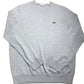 Lacoste Regular Fit Sweatshirt Grey L Men's Cotton Embroidered Logo Pullover