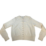 River Island  Cream Knitted Cardigan Women's Button Front Style Small