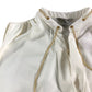 River Island Sleeveless Blouse UK16 Women's Cream With Gold Details
