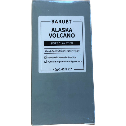 Barubt Alaska Volcano Pore Clay Stick 40g Exfoliates Refines Skin