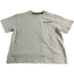 All Saints Kids T Shirt Age 5-6 Years Beige Cotton Short Sleeve Top