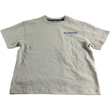 All Saints Kids T Shirt Age 5-6 Years Beige Cotton Short Sleeve Top