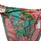 River Island Floral Print Swim Briefs Women Tie Side Detail Size 8