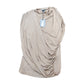 River Island Women's Wrap Top Size S Lightweight Nude Short Sleeve T-Shirt