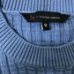 Crew Clothing Company Jumper Size 12 Women's Knitted Blue Sweater