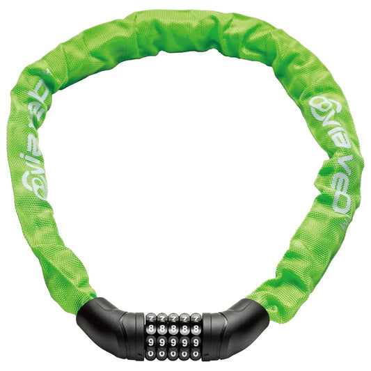 Via Velo Steel Nylon Green Bike Chain Lock Combination Security Lock New