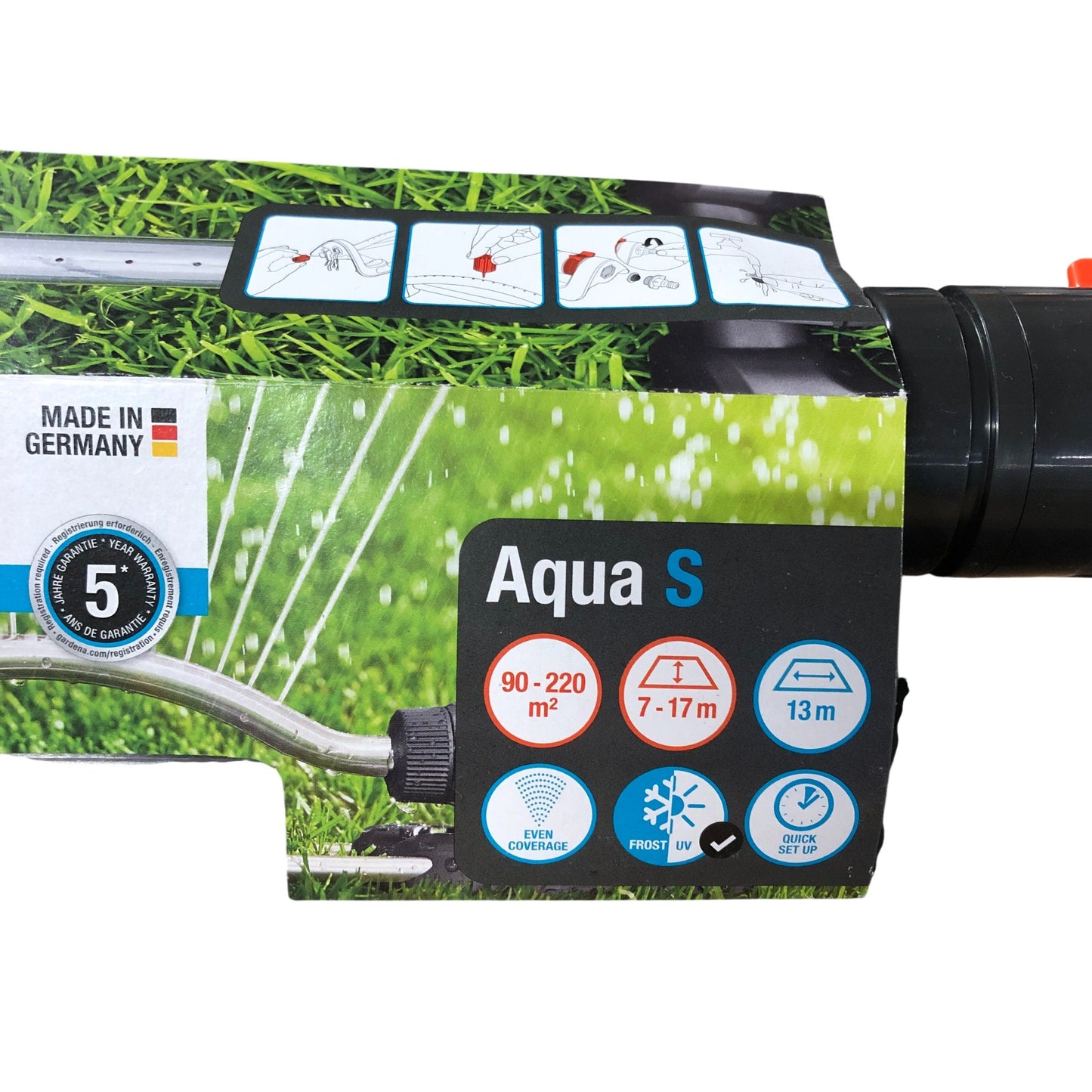 Gardena Aqua S Oscillating Sprinkler 90 220 m2 7 17 m Made In Germany