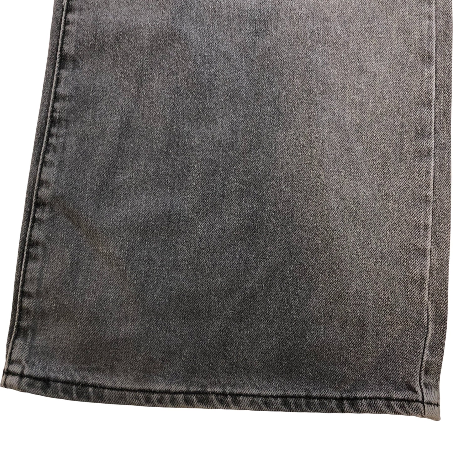 Wide Leg Jeans Women's Dark Grey Casual Denim UK14