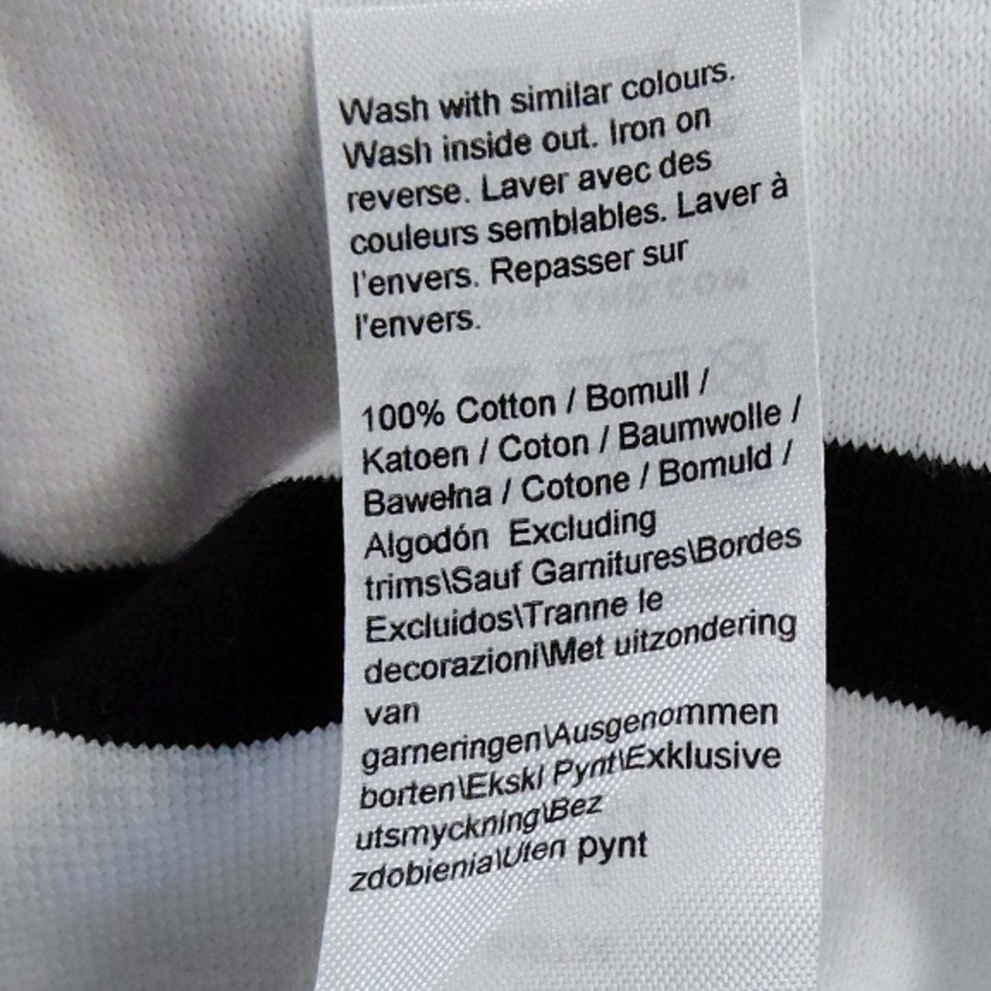 River Island Striped T Shirt Dress UK8 Women's Black White Casual Comfortable