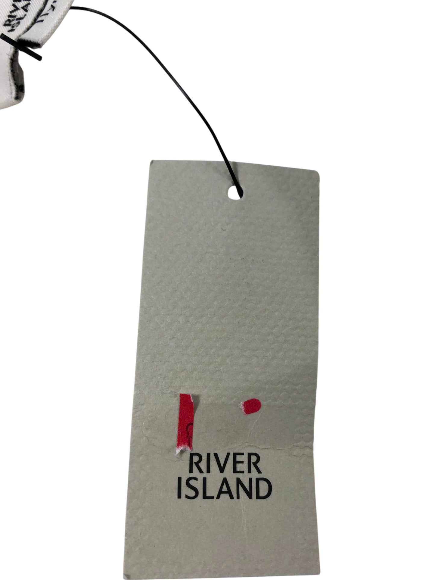 River Island White Dress 11yrs Girls Frill Collar Cotton Floral Embroidery