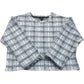 River Island Long Sleeve Checked Sweater Black & White