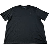 Men's Classic T-Shirt Regular Fit Black Cotton Short Sleeve 2XL