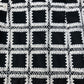 River Island Black And White Checked Skirt Size 16 Women's Stylish Design
