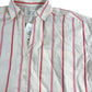Des Petits Hauts Ulysse Shirt Size Large Women's Cream Red Striped