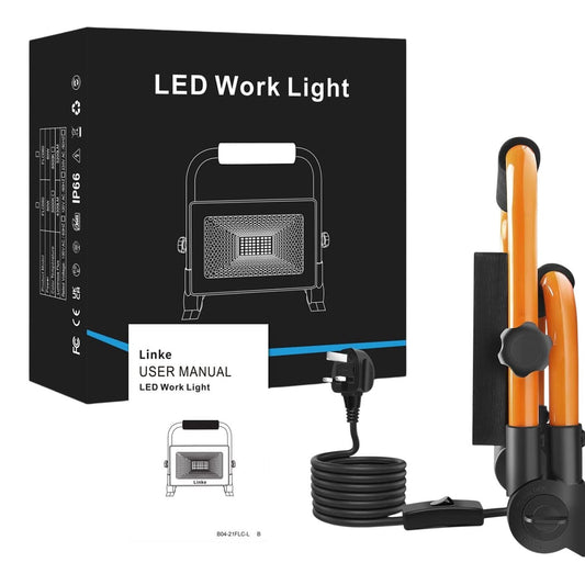 LED Work Light 35W 3000LM Outdoor Portable IP66 with 120 Degree Beam Angle