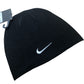 Nike Team Performance Beanie Hat One Size Unisex Black Embroidered Logo Warm