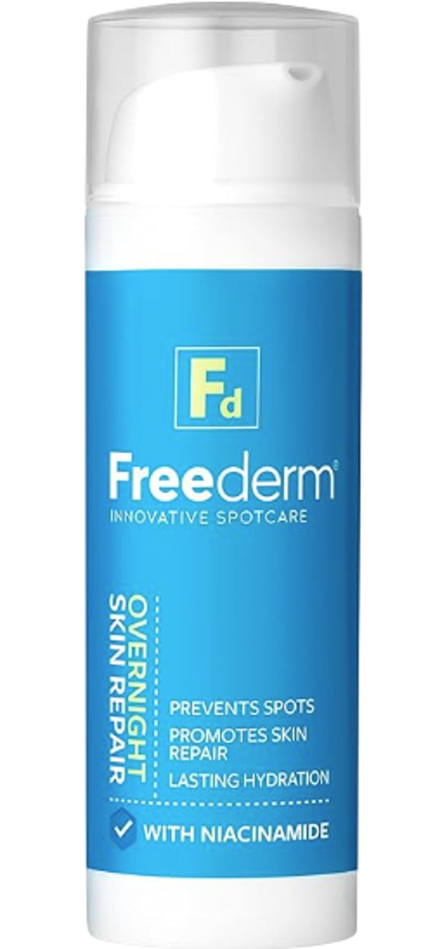 FREEDERM Overnight Skin Repair 50ml Hydrating Acne Treatment  Niacinamide 3 Pack