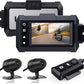 YDI Pro Motorcycle Dash Cam Dual Camera FHD 1080P WiFi Waterproof GPS
