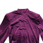 Ruched & Ready Velvet Dress Size Small Women's Long Sleeve High Neck Purple