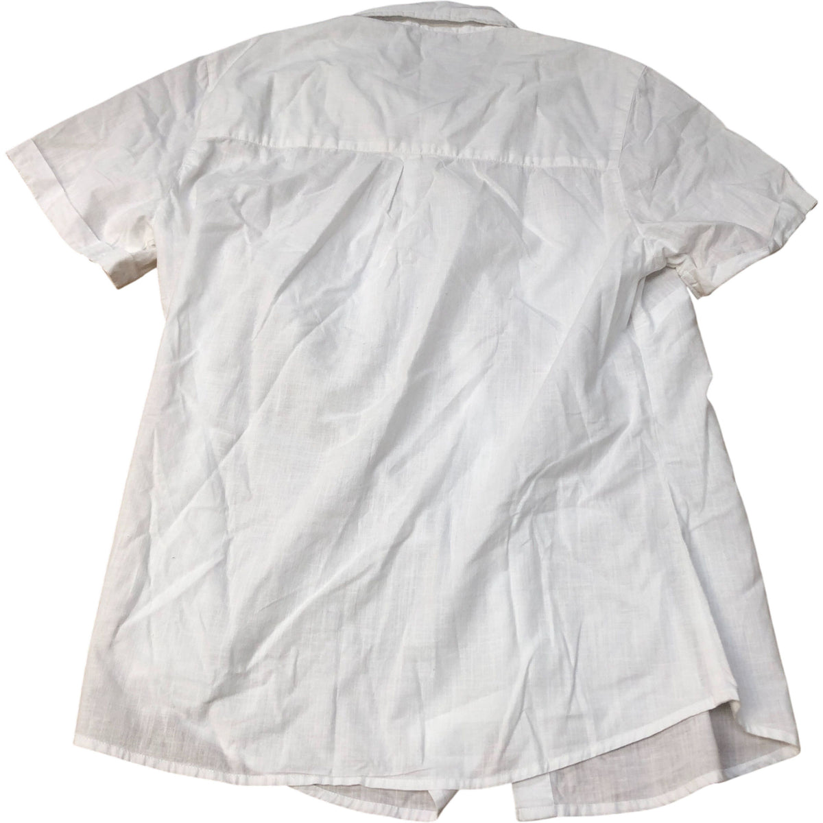 Mountain Warehouse Short Sleeve Shirt UK 14 Women's Casual 100 Cotton White Top