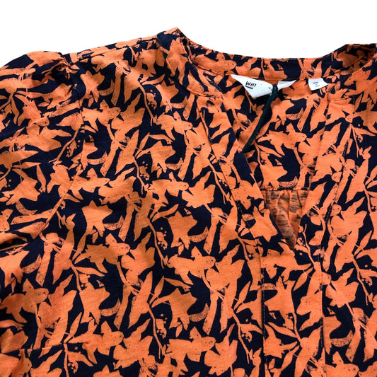 Marlie Jersey Tunic Women's Floral Print Orange