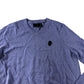 Branded Blue V Neck Jumper - Size Medium