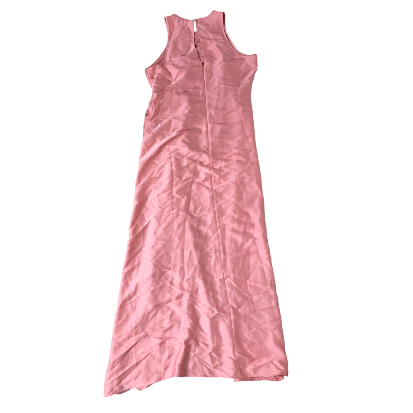 Women's Coral Maxi Dress Keyhole Detail Lightweight Sleeveless Size 12