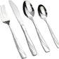 Lesbye Set of 16 Cutlery Set, Stainless Steel Silverware Service for 4 Person