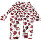 Sleepwear Pyjamas Women's Coffee Cup Pattern Long Sleeve Leggings Set Size 16
