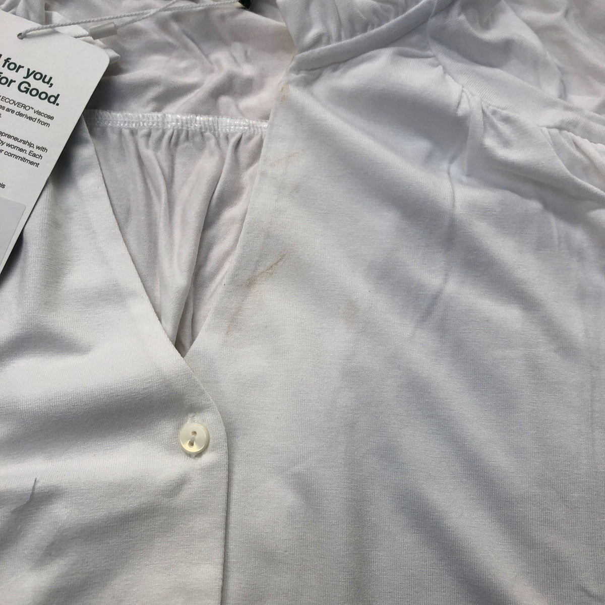 Baukjen Work to Weekend Noa Short Sleeve Blouse Pure White Size 16