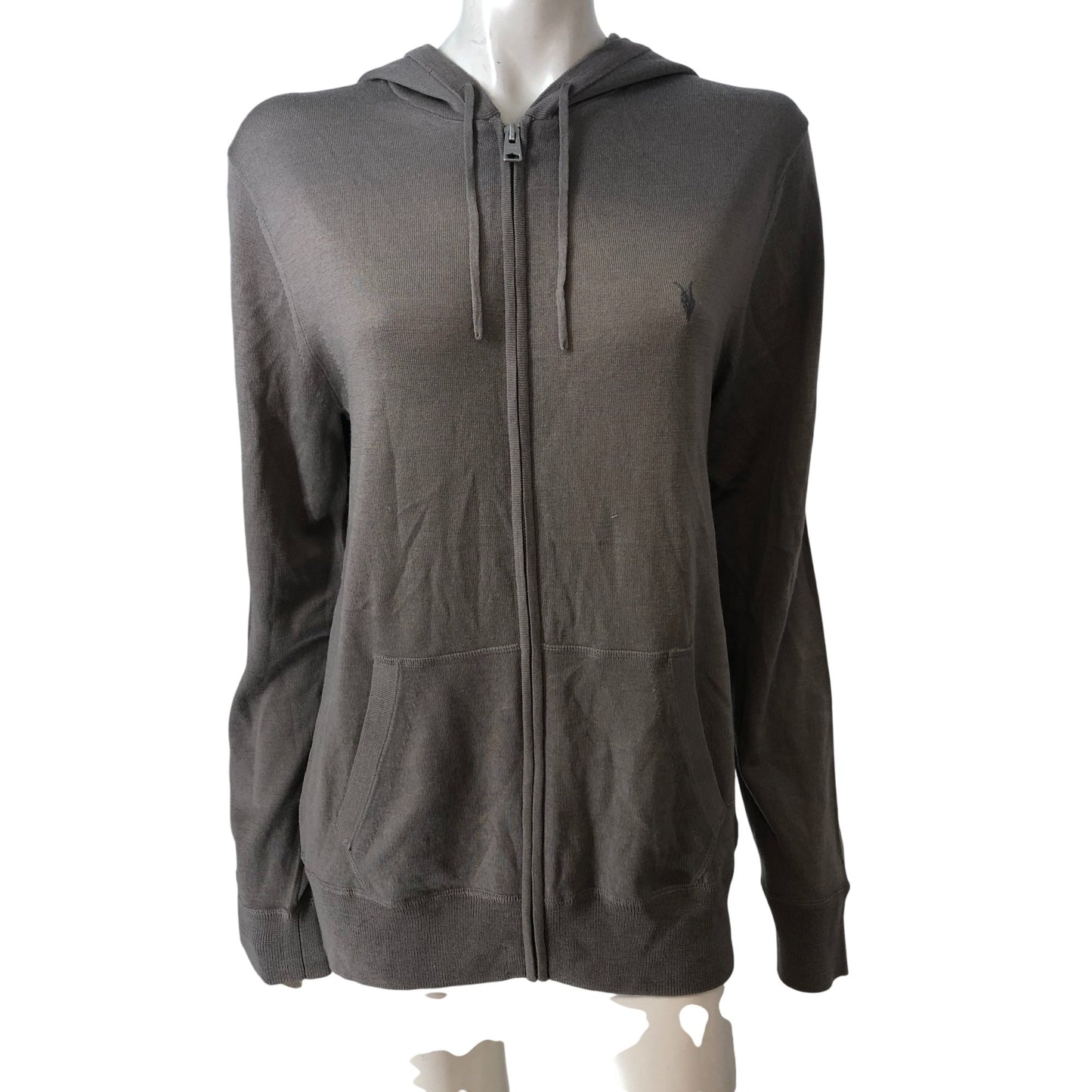 All Saints Merino Zip Hoody Men's Zip Up Hoodie Size M