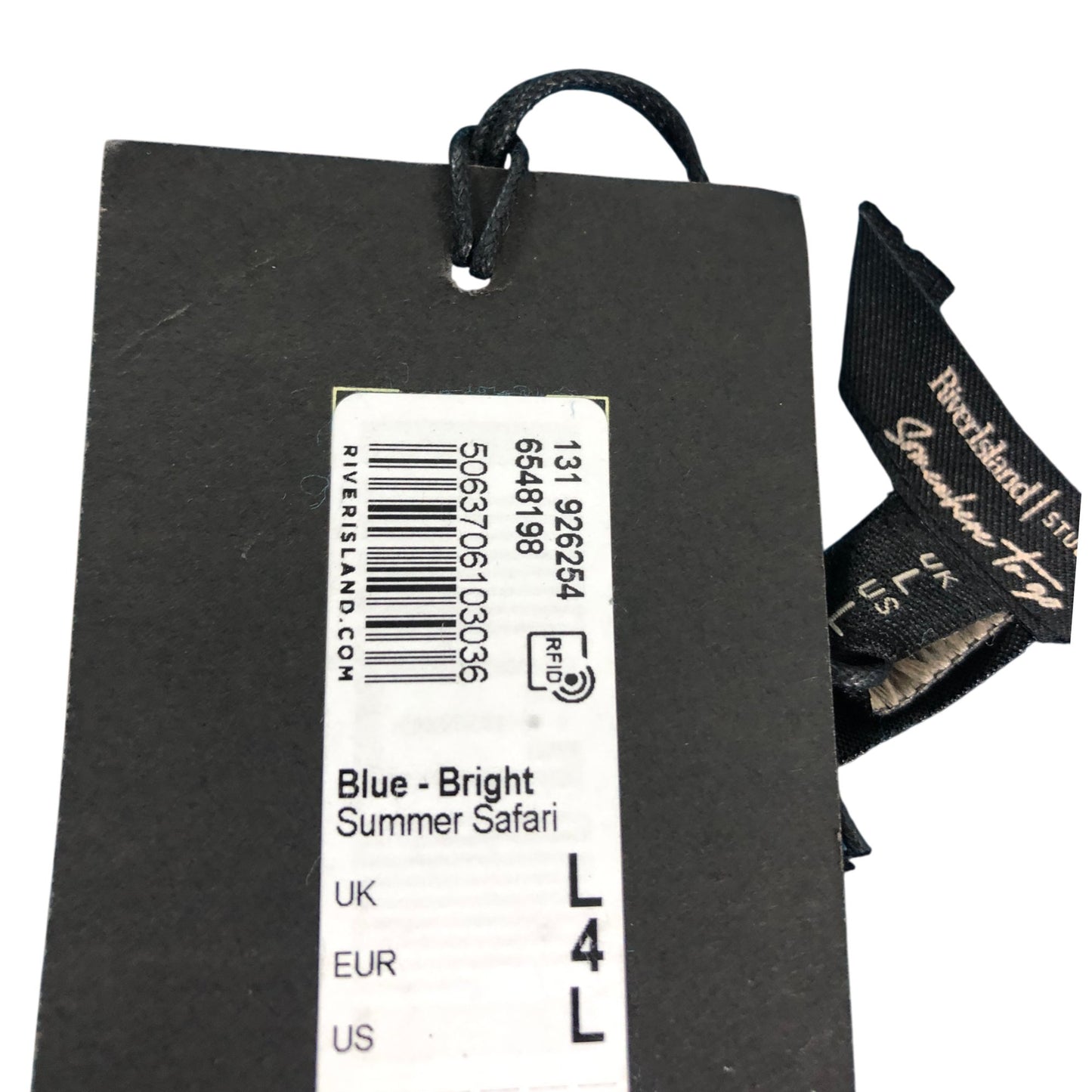 River Island Summer Safari Shorts Size L Women's Bright Blue Casual Loose Fit